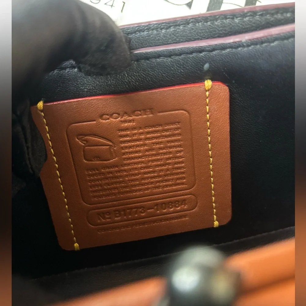 COACH Dinky Bag With Space Patches - Picture 10 of 16